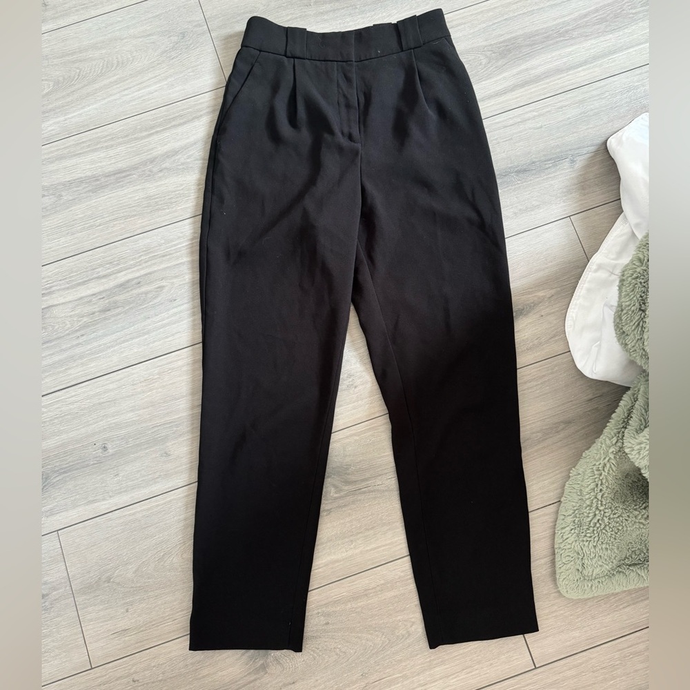 h&m black dress pants